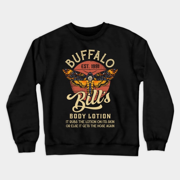 Buffalo Bills Lotion Crewneck Sweatshirt by Cooldruck